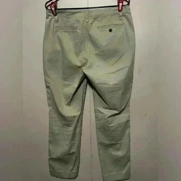 Lauren Ralph Lauren, Lauren Jean Co. Women's sz 8 Green Tag Tan Trousers - Picture 2 of 5